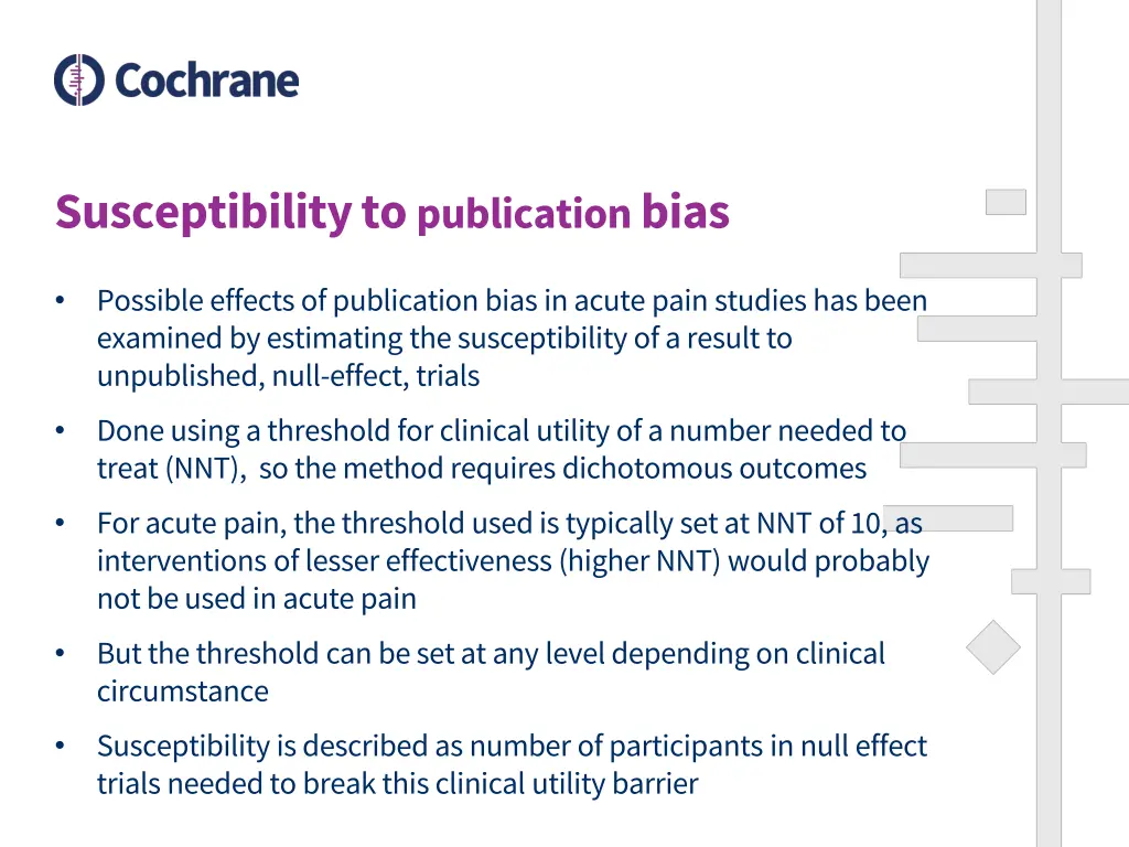 susceptibility to publication bias