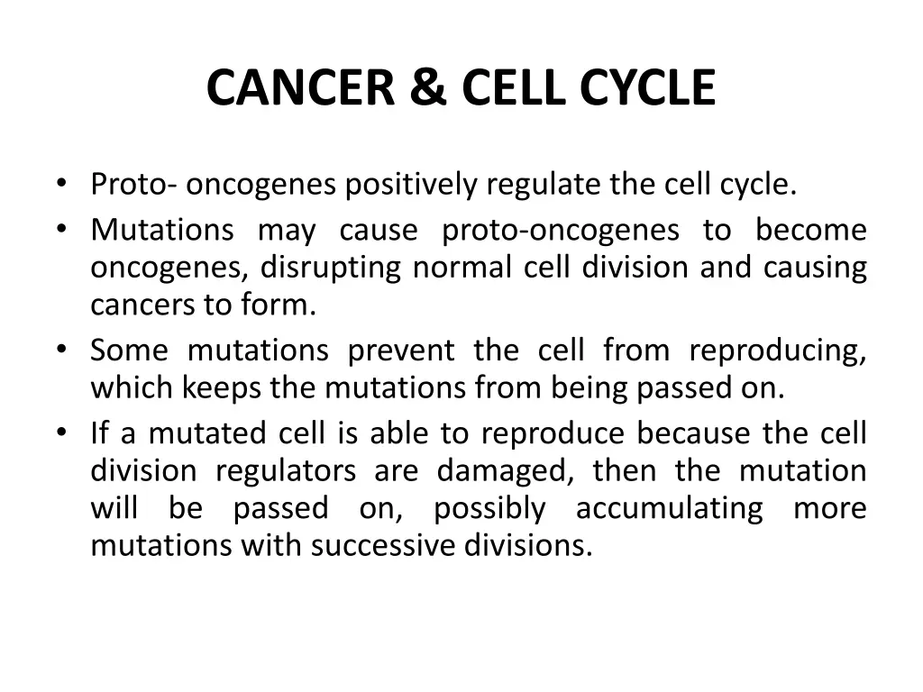 cancer cell cycle