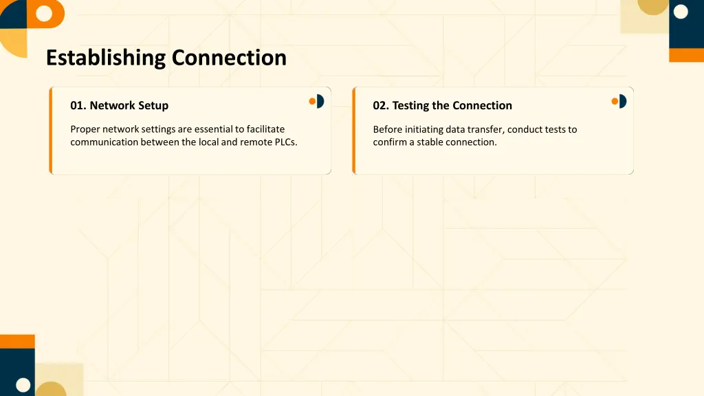 establishing connection