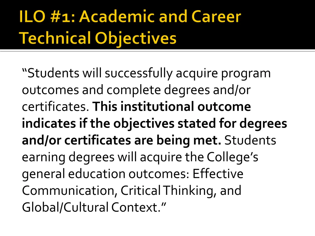 students will successfully acquire program