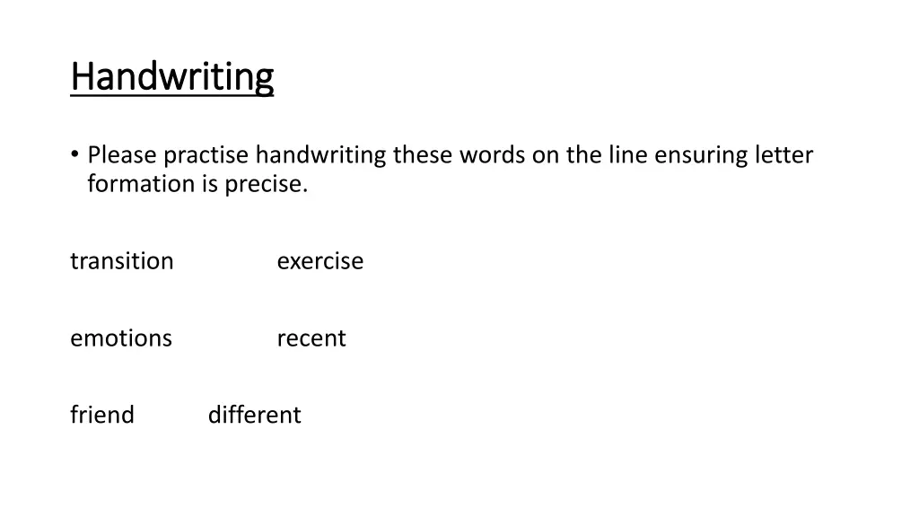 handwriting handwriting