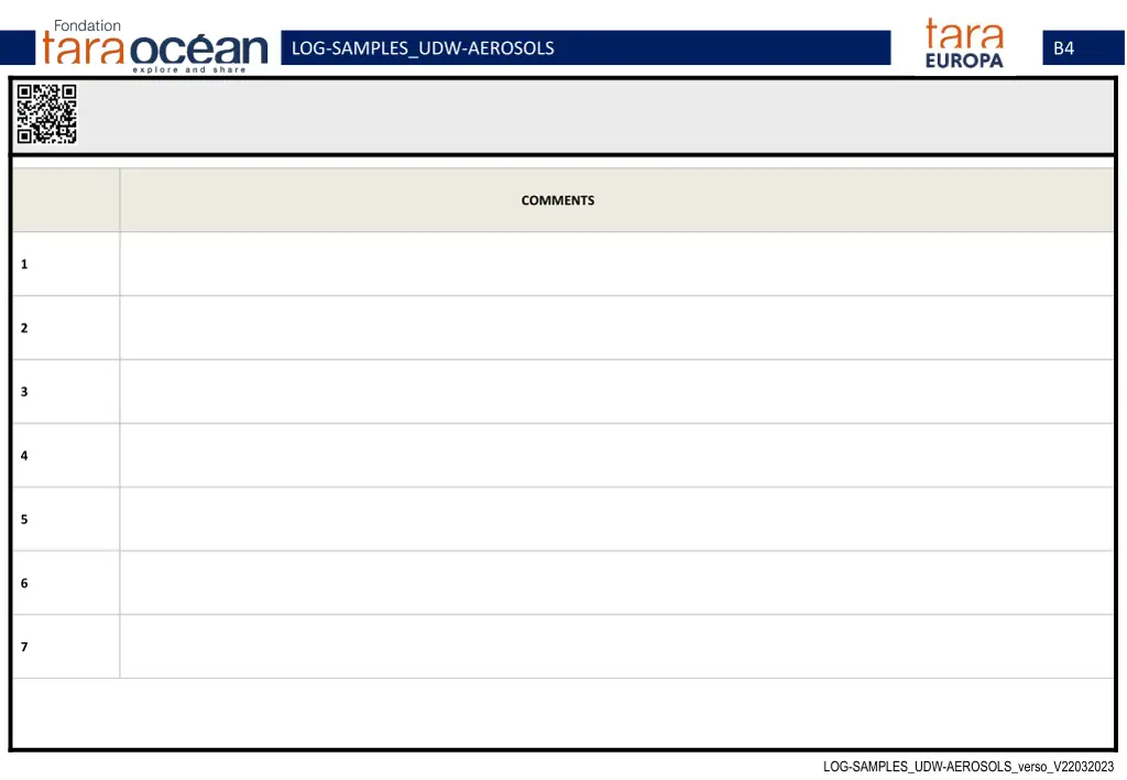 s lab flowcam log samples udw aerosols