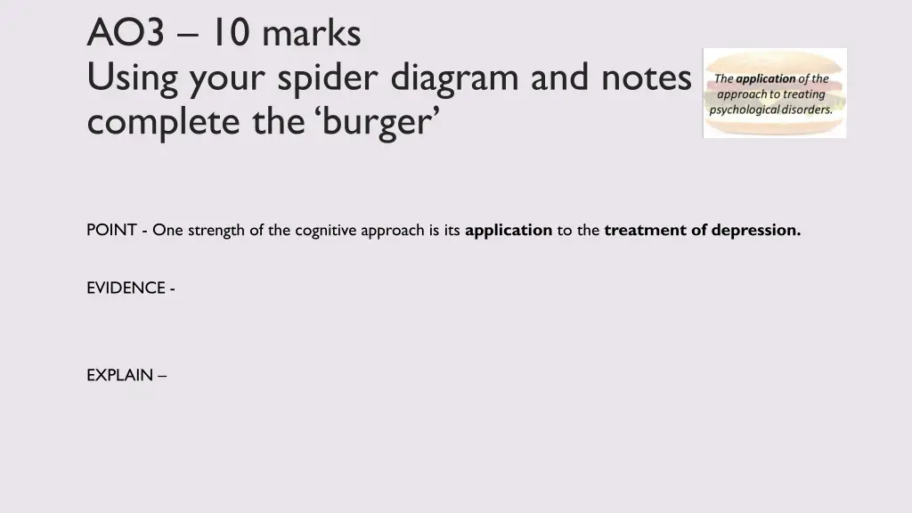ao3 10 marks using your spider diagram and notes
