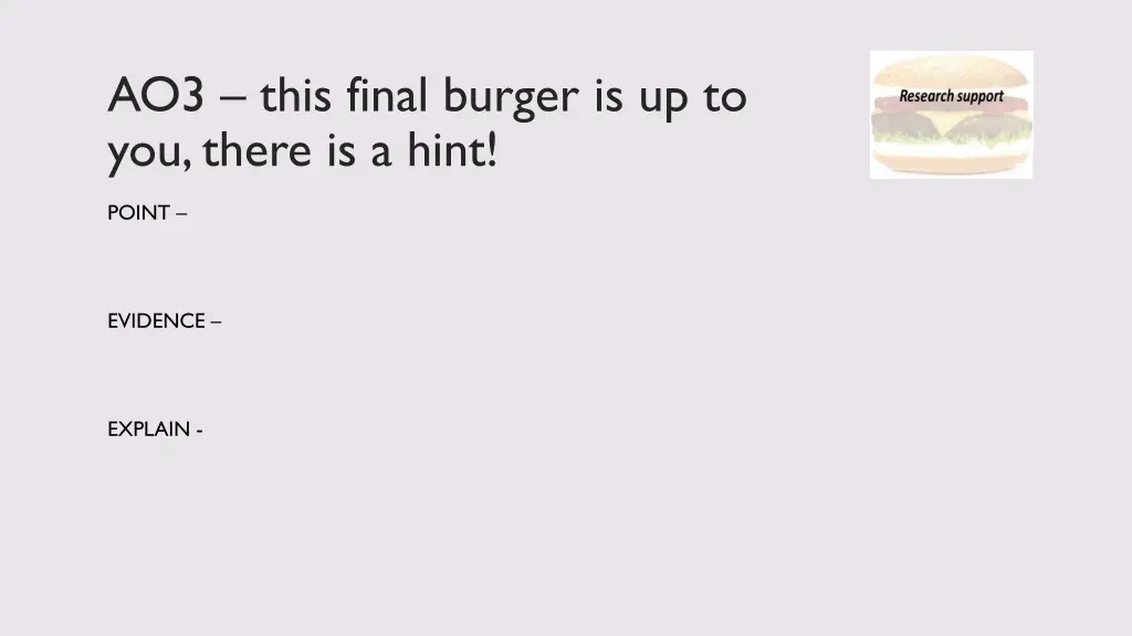 ao3 this final burger is up to you there is a hint
