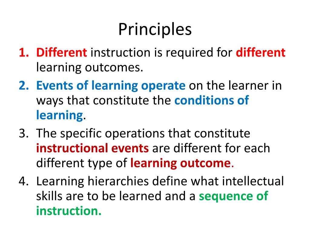 principles