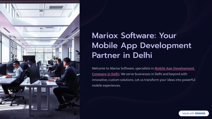mariox software your mobile app development