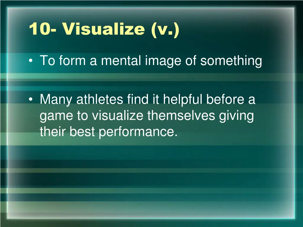 10 visualize v