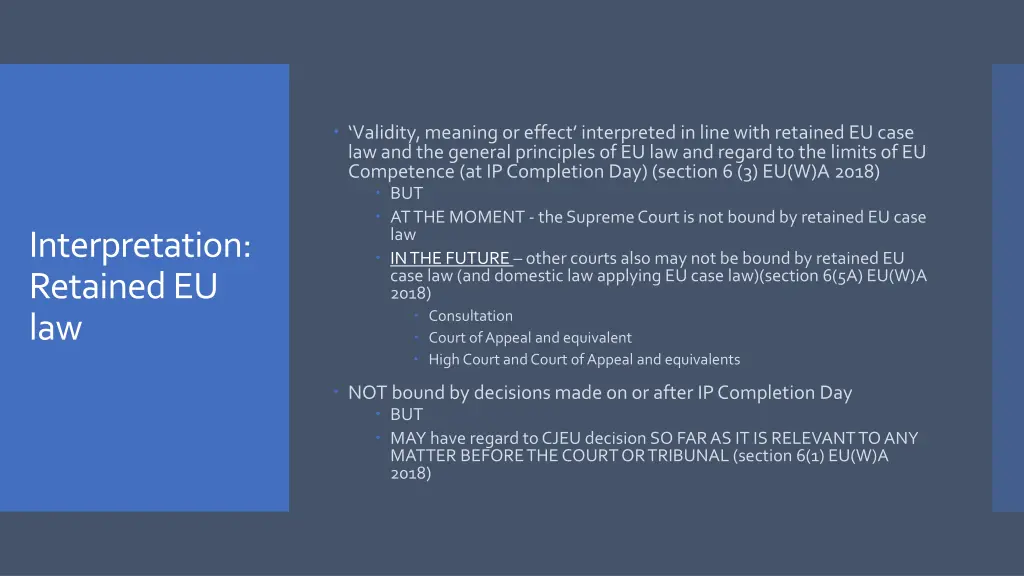 validity meaning or effect interpreted in line