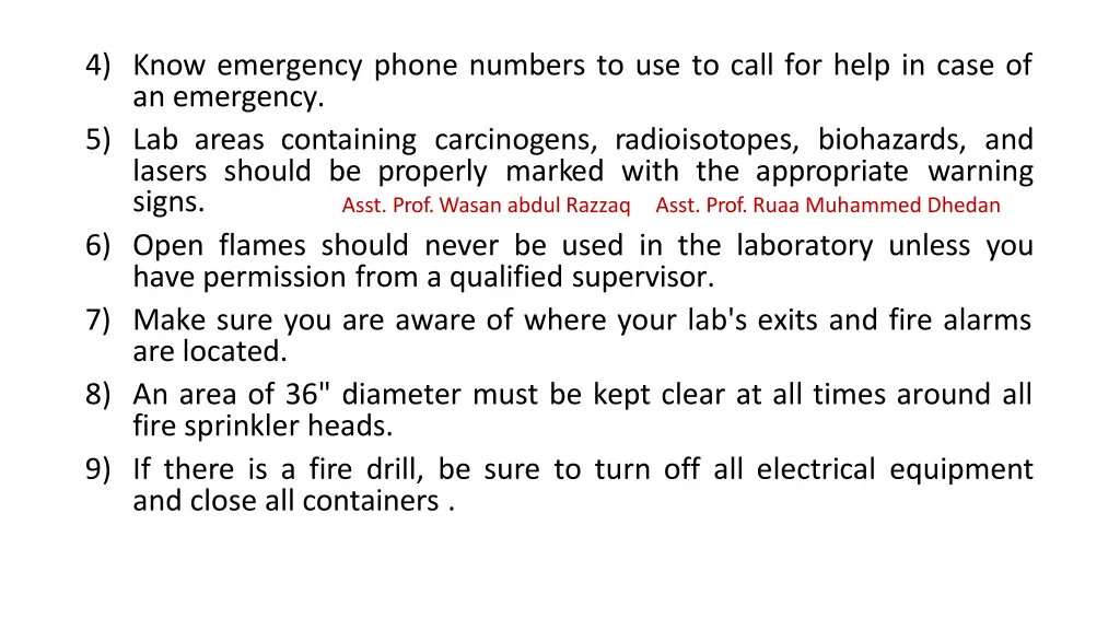 4 know emergency phone numbers to use to call