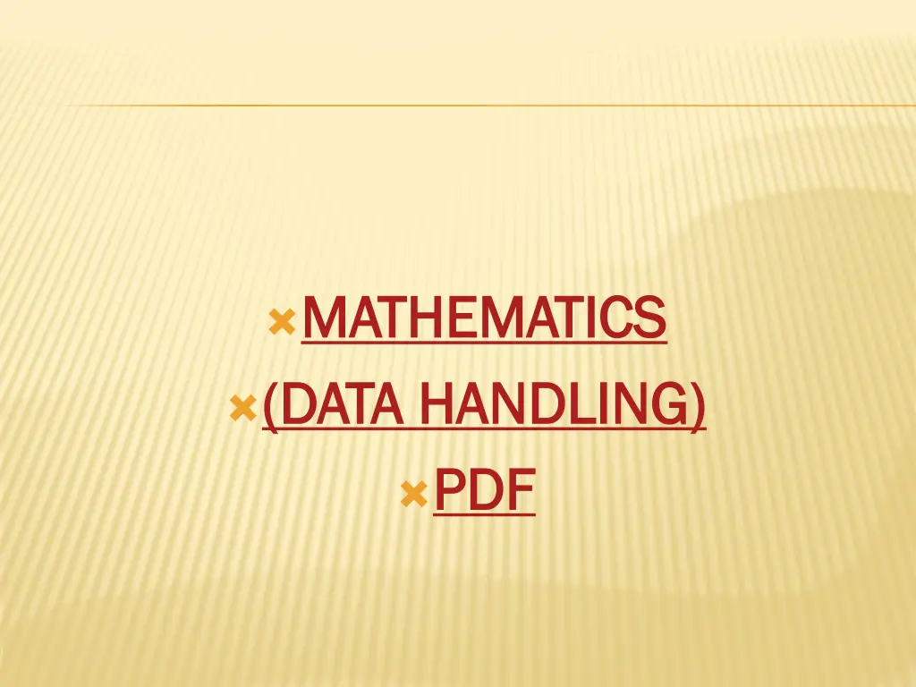mathematics mathematics data handling data