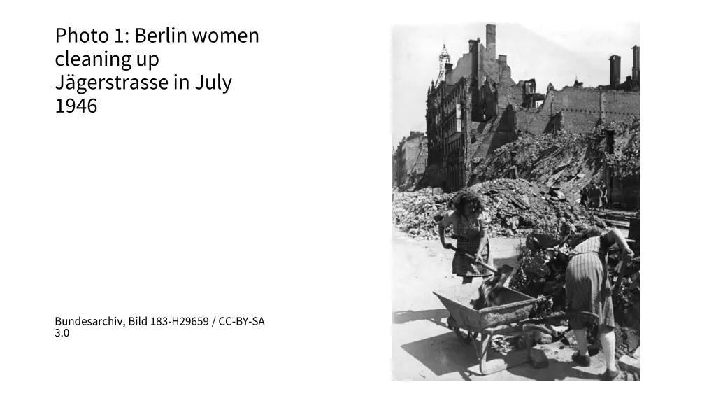 photo 1 berlin women cleaning up j gerstrasse