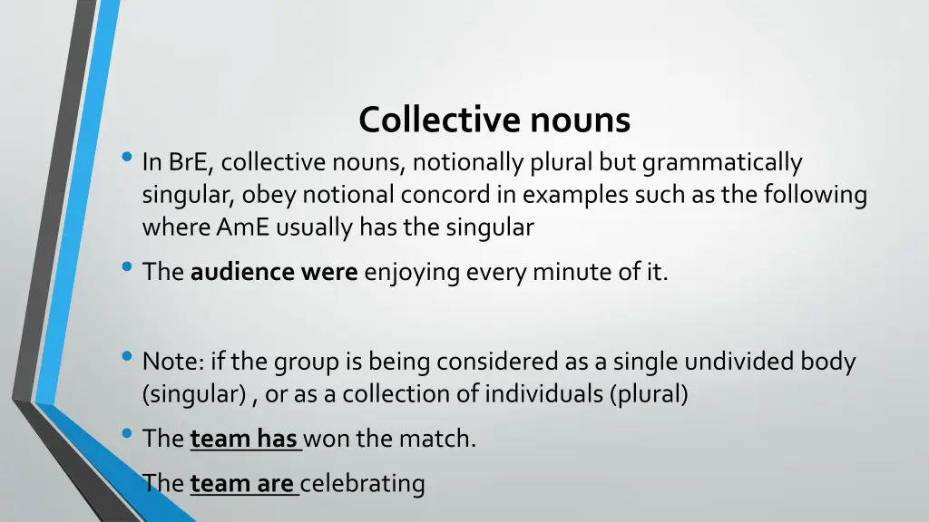 collective nouns