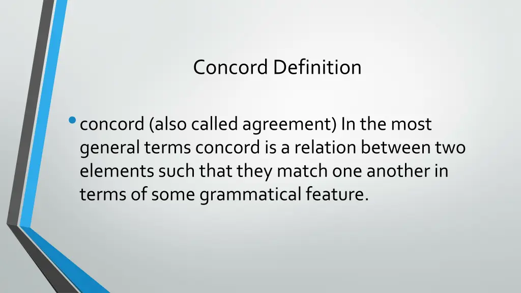 concord definition