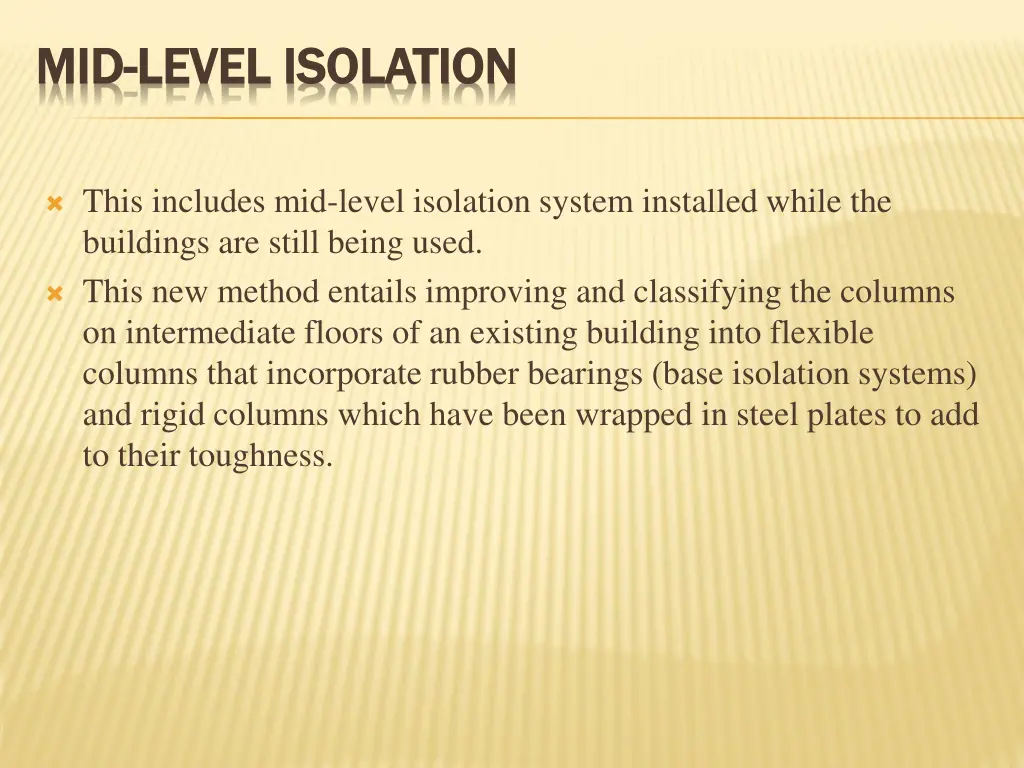 mid mid level isolation level isolation