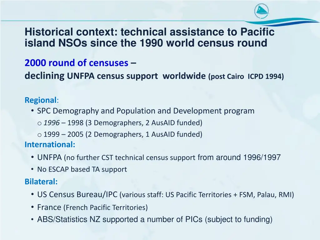 historical context technical assistance 1