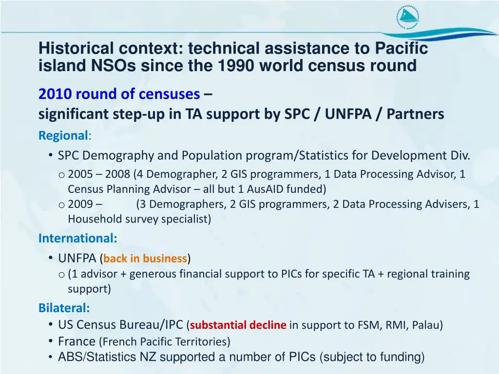 historical context technical assistance 3