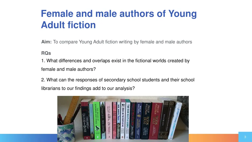 female and male authors of young adult fiction