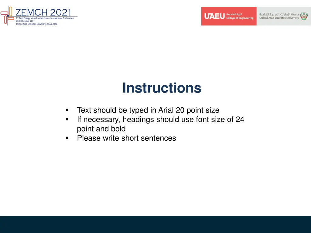 instructions