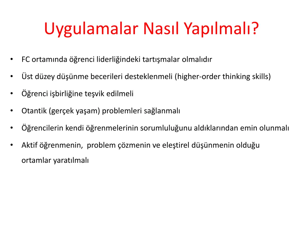 uygulamalar nas l yap lmal 1