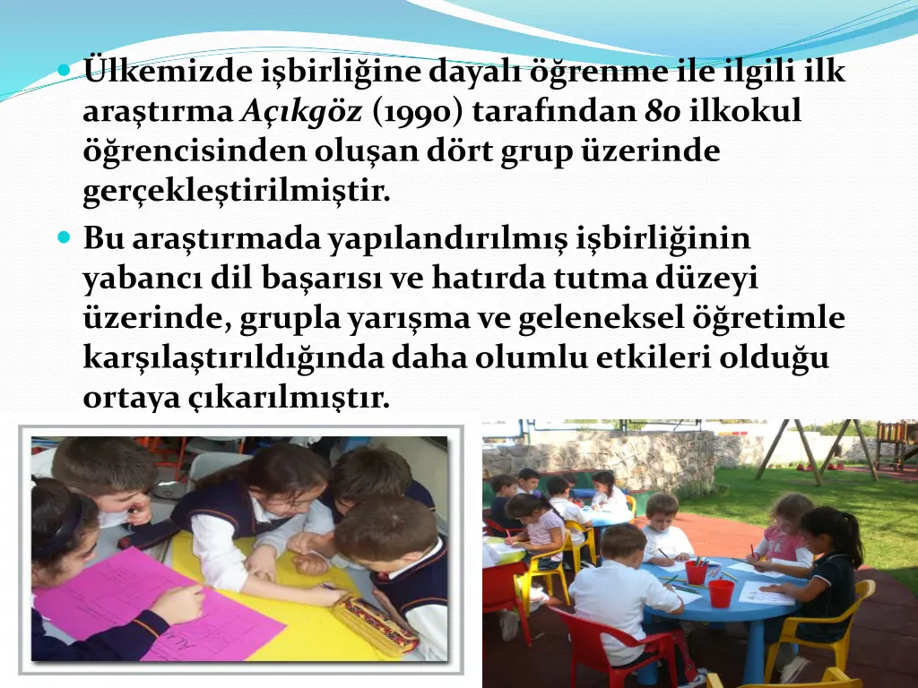 lkemizde i birli inedayal renme ile ilgili