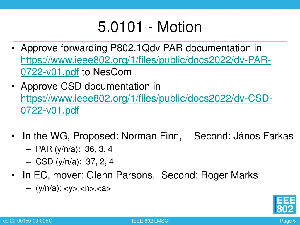 5 0101 motion