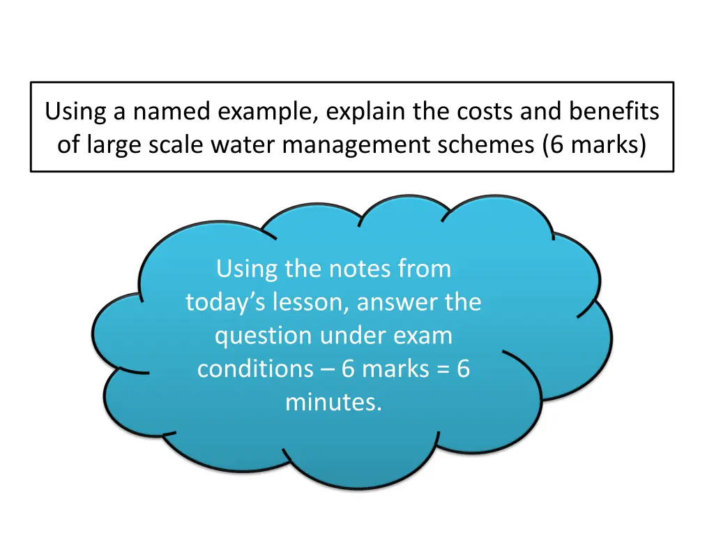 using a named example explain the costs