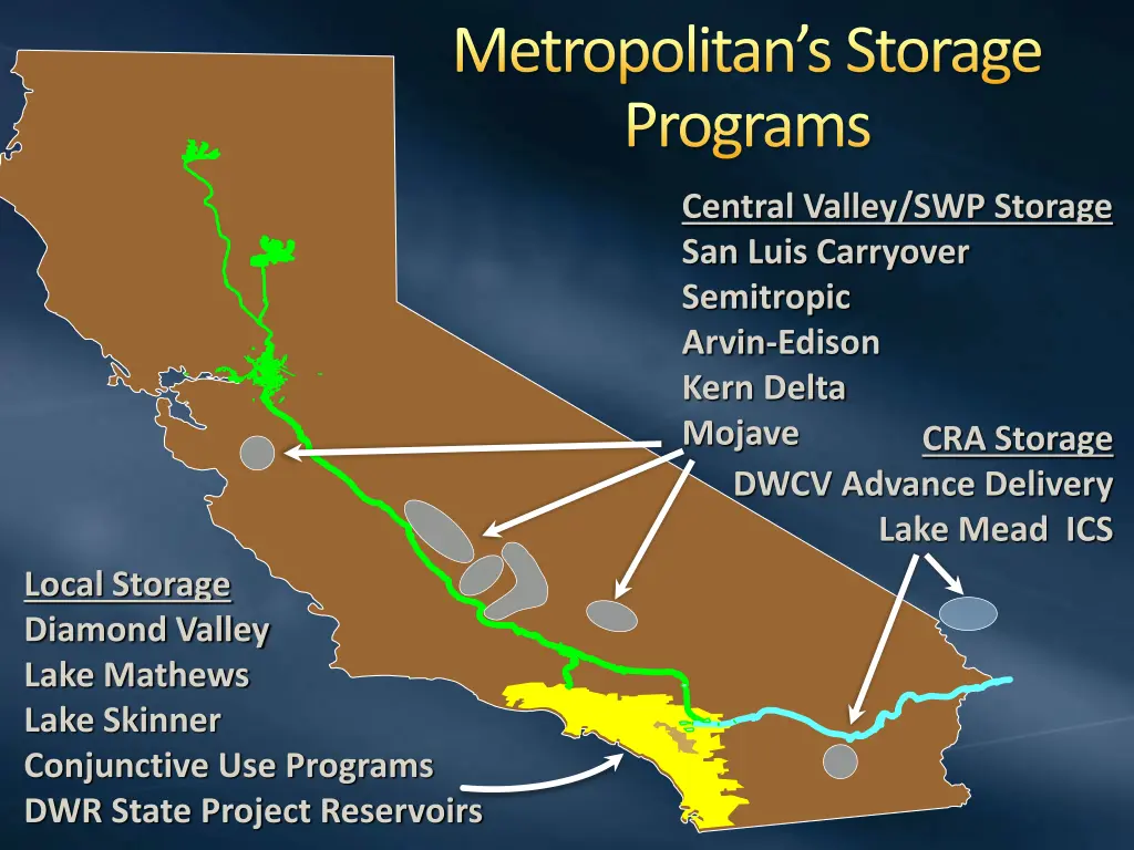 metropolitan s storage programs