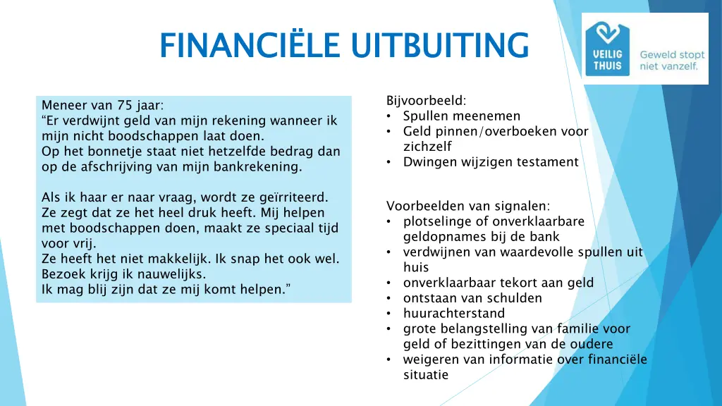 financi le uitbuiting