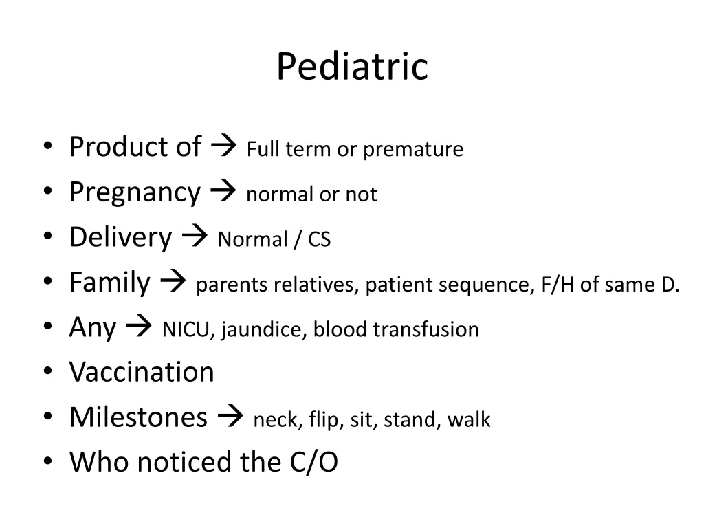 pediatric