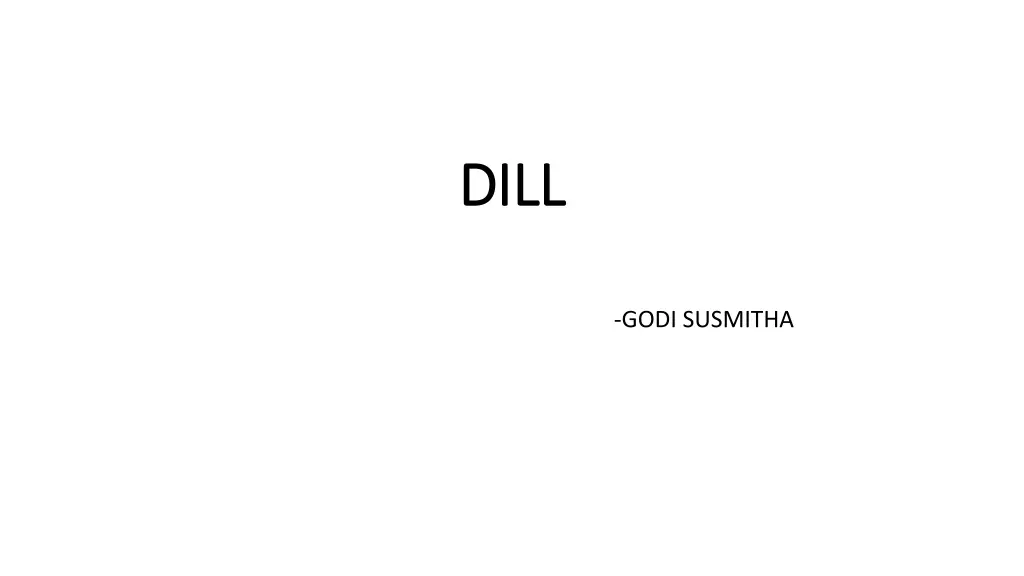 dill dill