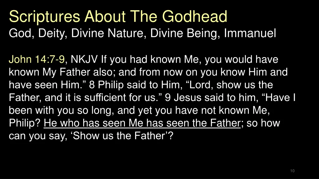 scriptures about the godhead god deity divine 1