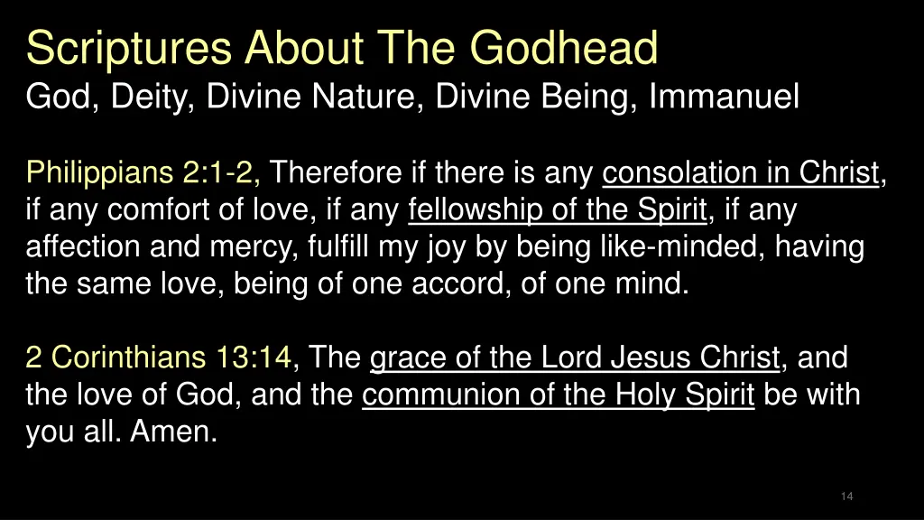 scriptures about the godhead god deity divine 5