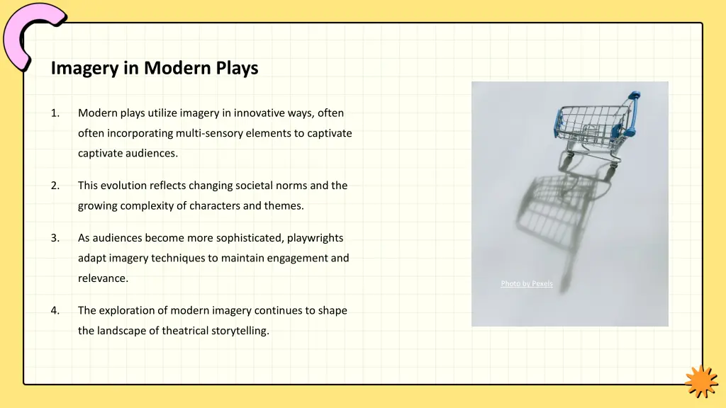 imagery in modern plays