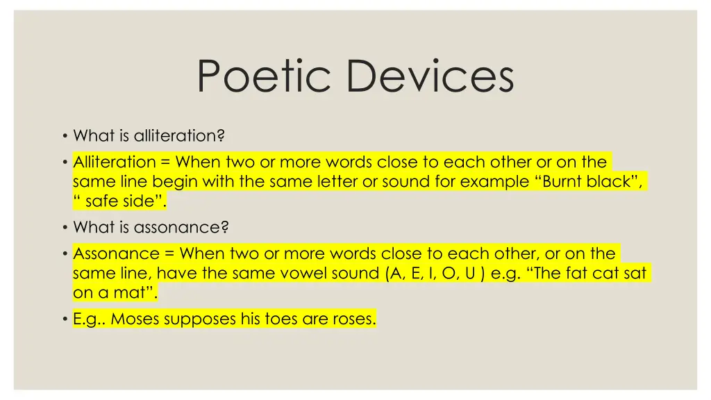 poetic devices 1