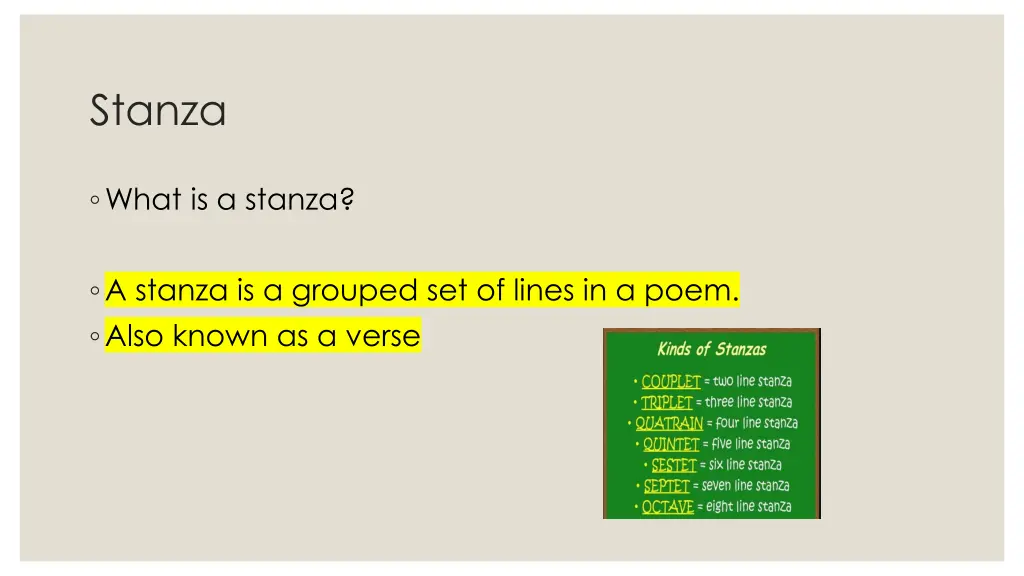 stanza
