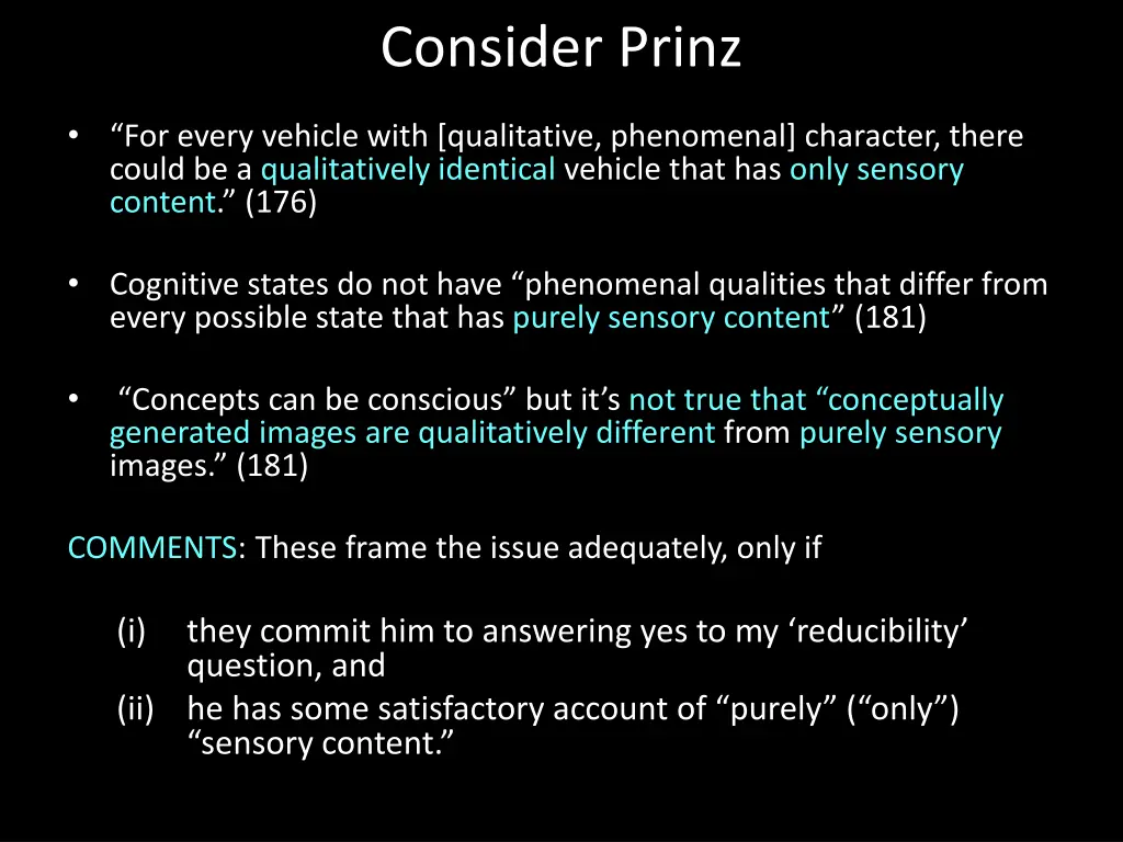 consider prinz