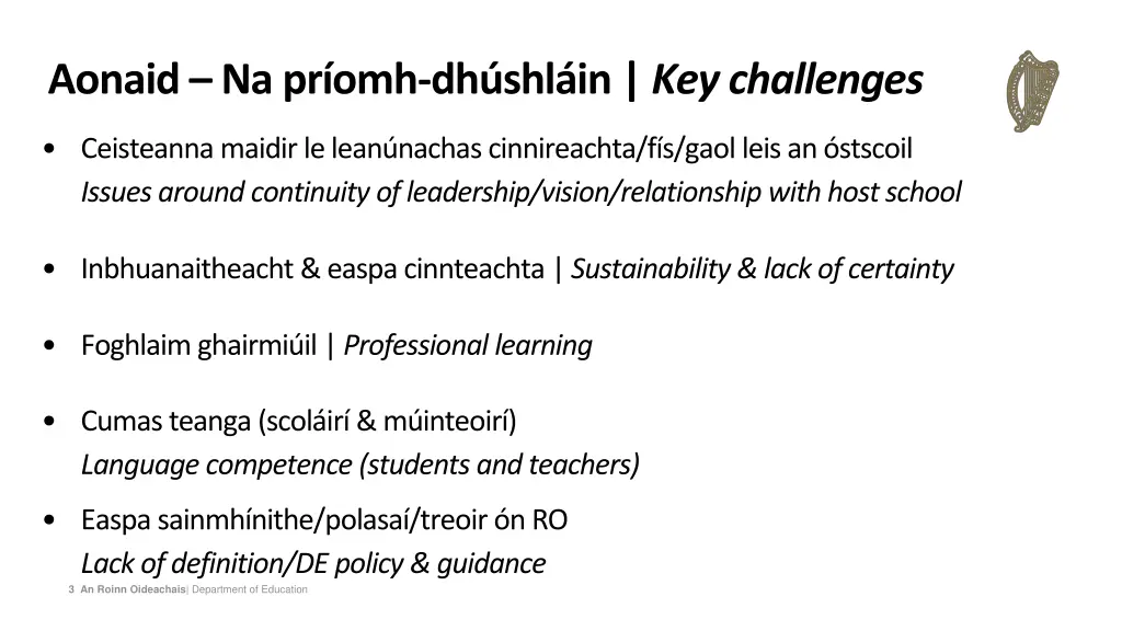 aonaid na pr omh dh shl in key challenges 1