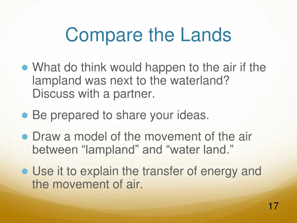 compare the lands