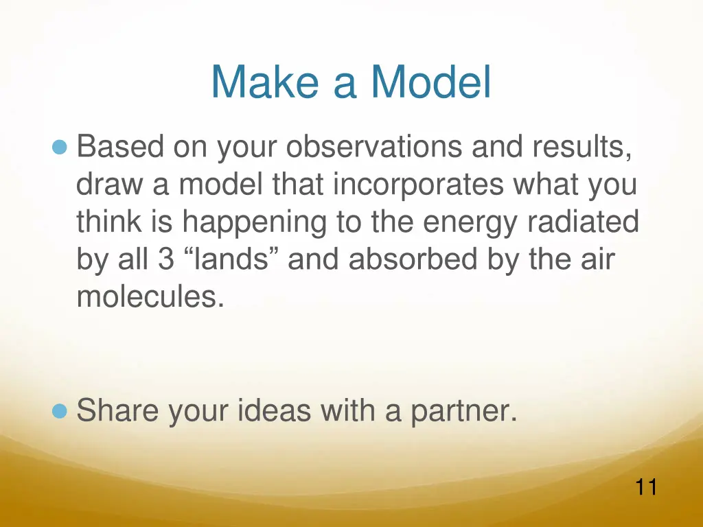 make a model