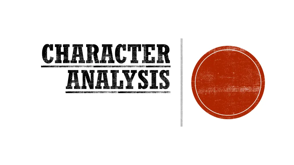 character analysis