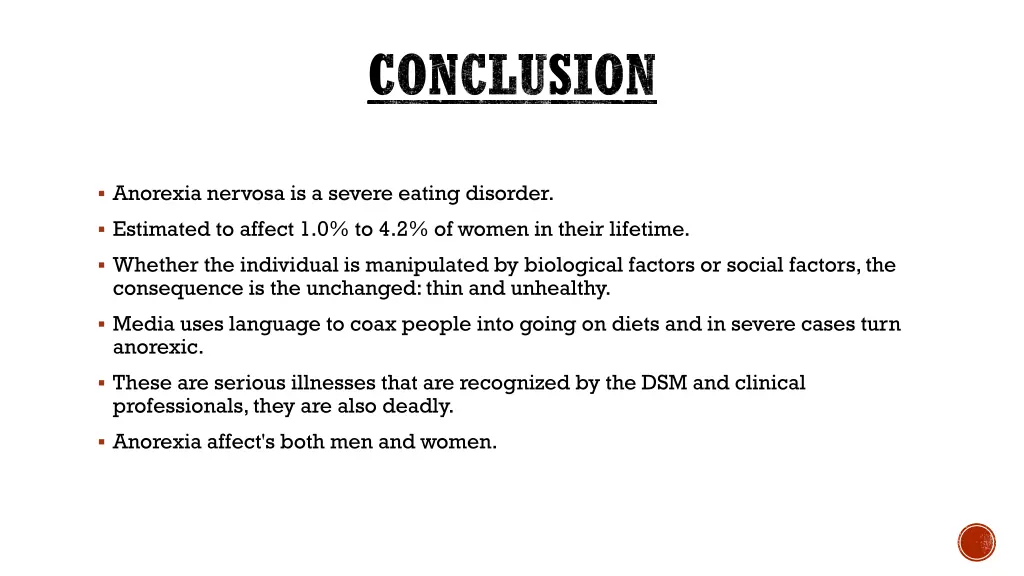 conclusion