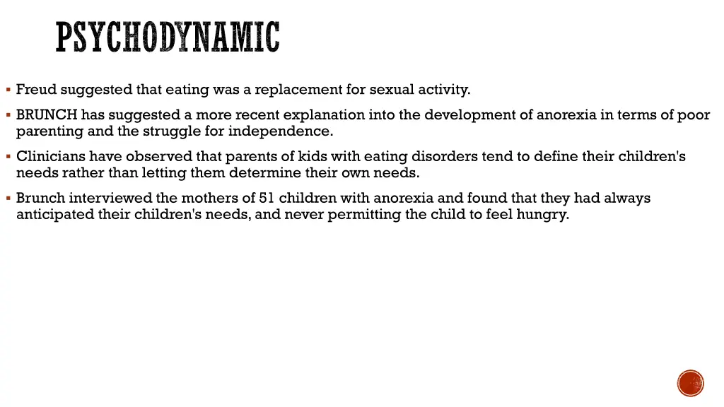 psychodynamic