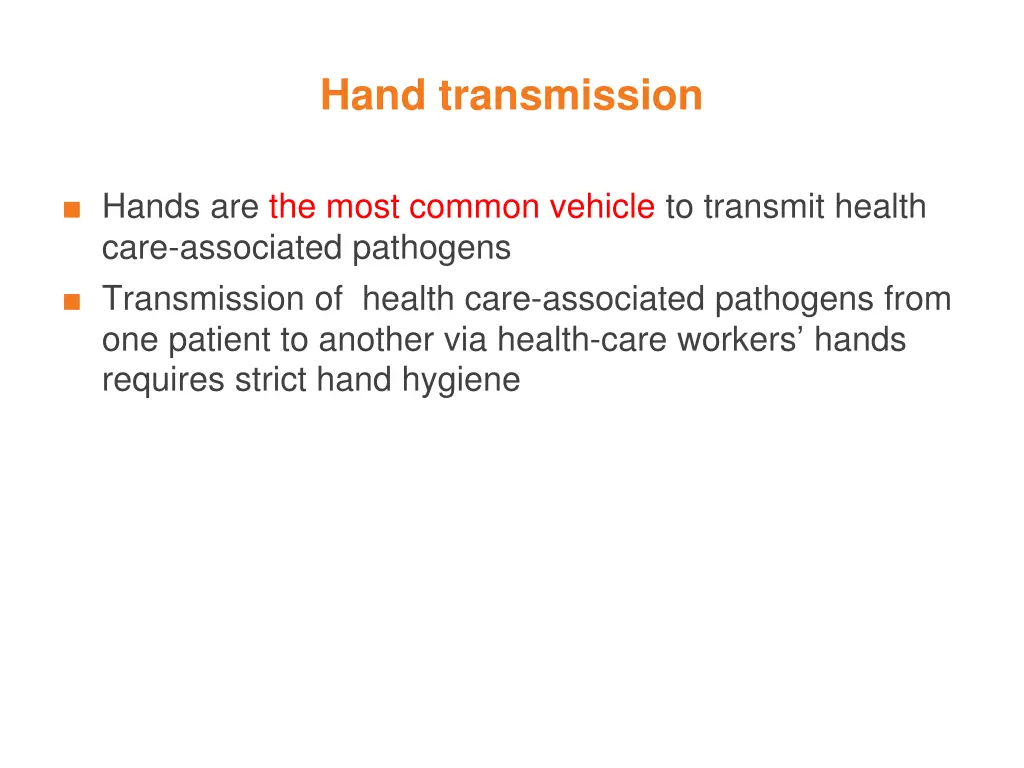 hand transmission