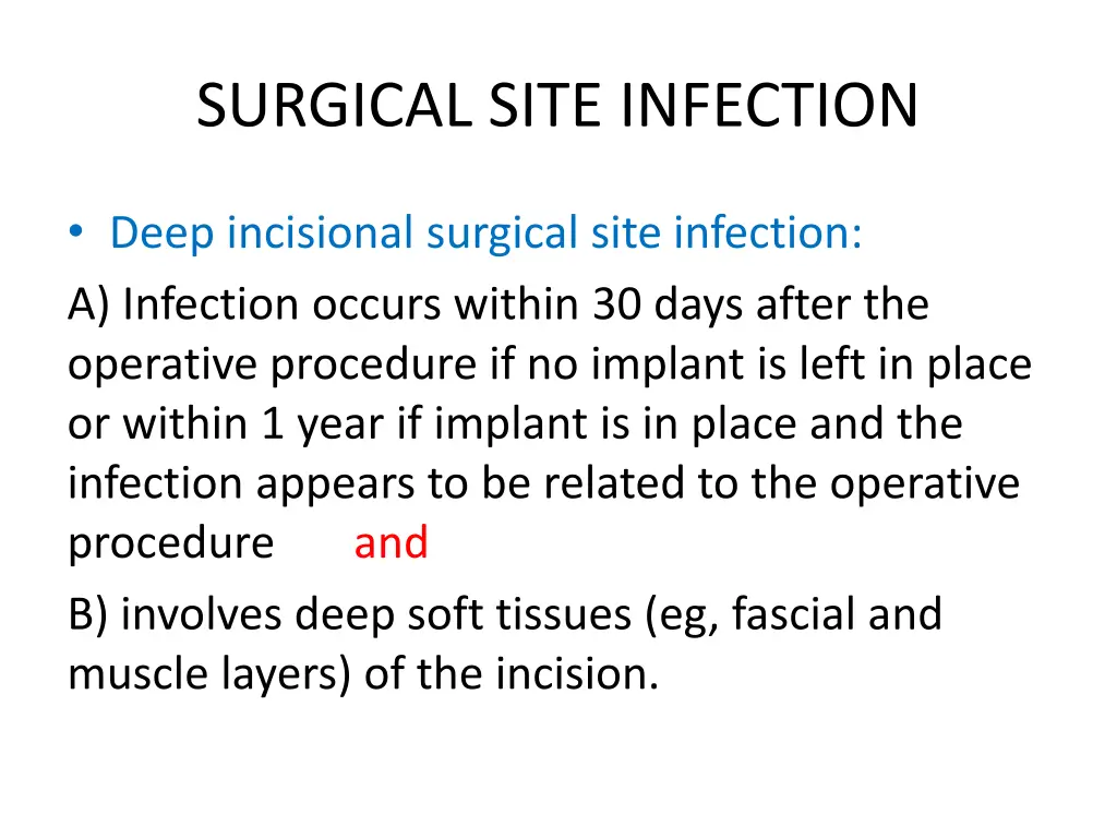 surgical site infection 2