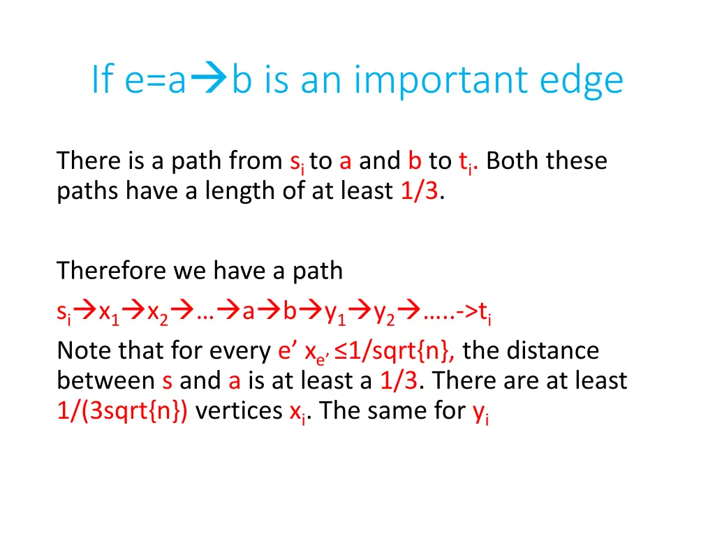 if e a b is an important edge