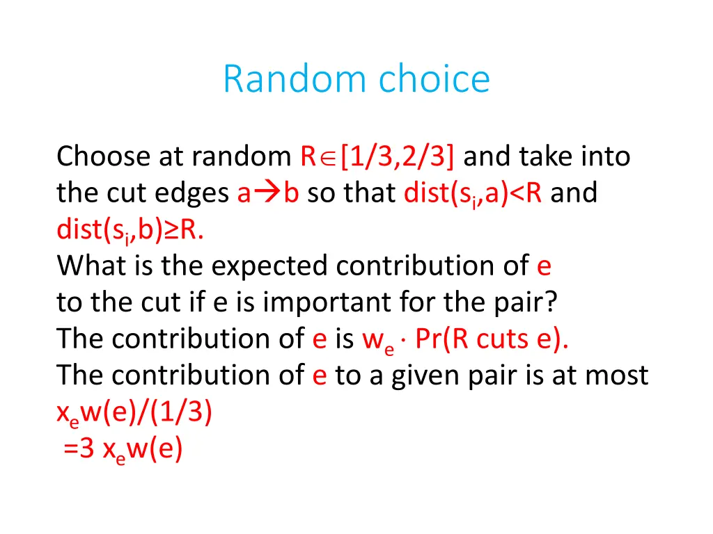 random choice