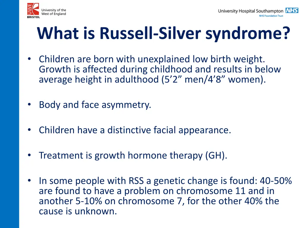 what is russell silver syndrome 1