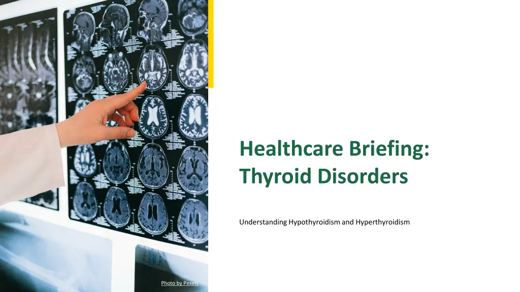 healthcare briefing thyroid disorders