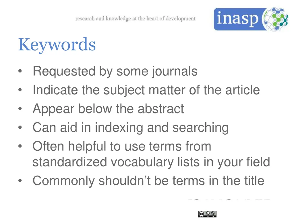keywords