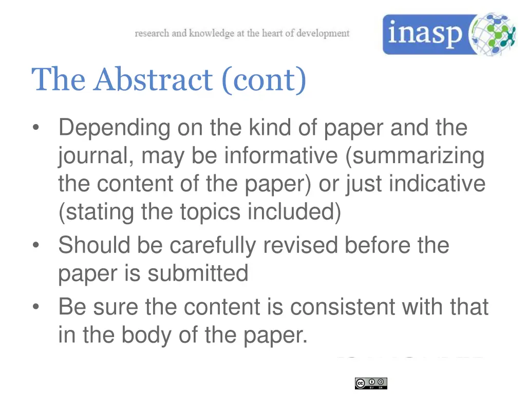 the abstract cont